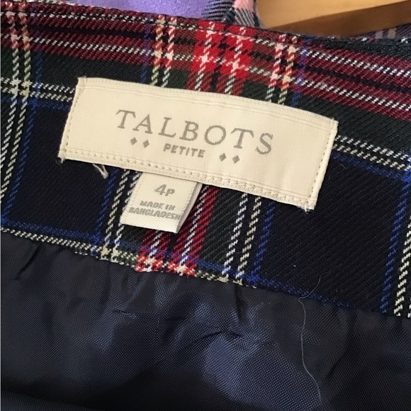 Talbots petite plaid skirt - Picture 4 of 5